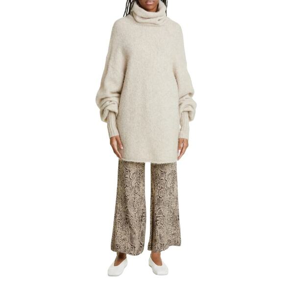 NWT MALENE BIRGER Snakeskin Print Jacquard Mafaldana Trousers Pants size 2 - Picture 8 of 11